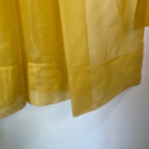 Everton Sheer Curtains Golden Rod Set Of 4 Pocket Panels - Picture 6 of 9